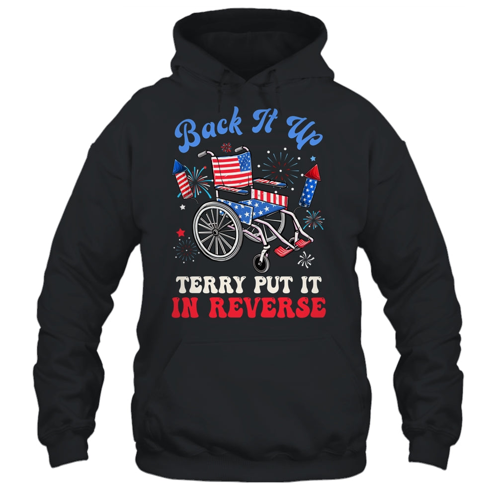 Groovy Back It Up Terry Put It In Reverse Firework 4th Of July Shirt & Tank Top | teecentury