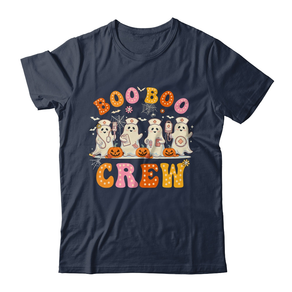 Groovy Boo Boo Crew Nurse Funny Ghost Halloween Nurse Women Shirt & Hoodie | teecentury