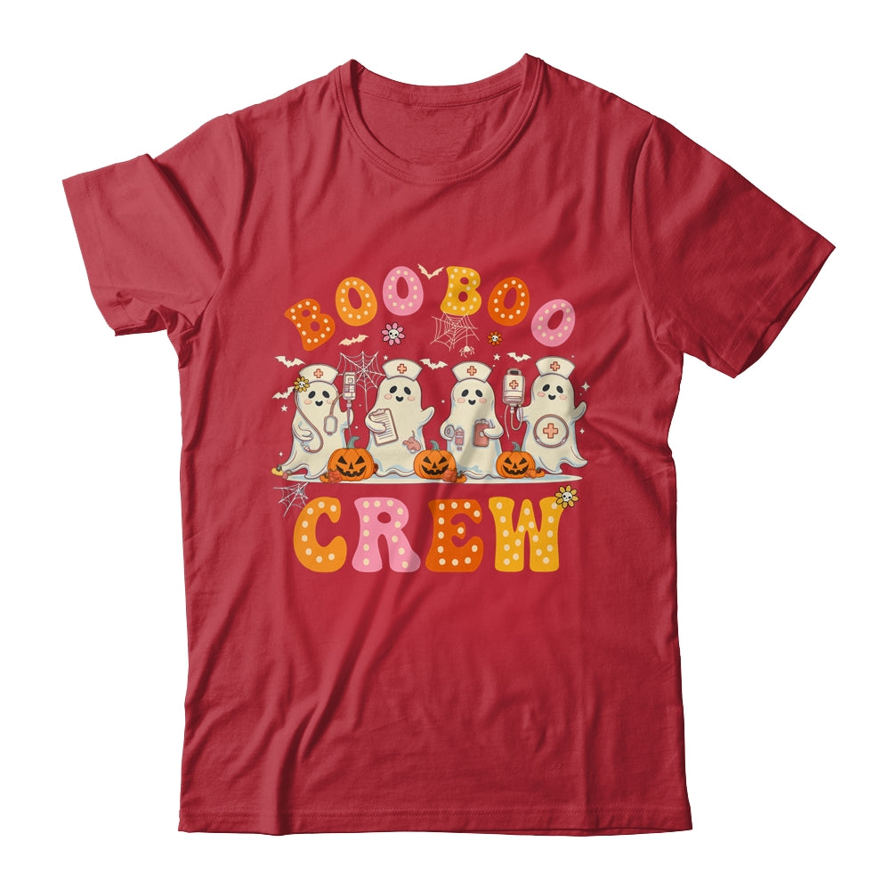 Groovy Boo Boo Crew Nurse Funny Ghost Halloween Nurse Women Shirt & Hoodie | teecentury