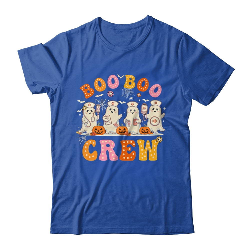 Groovy Boo Boo Crew Nurse Funny Ghost Halloween Nurse Women Shirt & Hoodie | teecentury