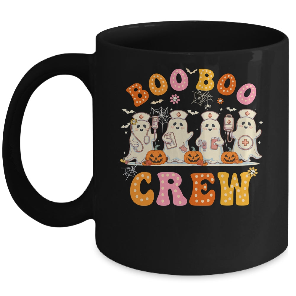 Groovy Boo Boo Crew Nurse Funny Ghost Halloween Nurse Women Mug | teecentury