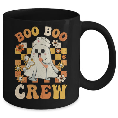 Groovy Boo Boo Crew Nurse Funny Ghost Women Halloween Nurse Mug | teecentury
