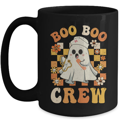 Groovy Boo Boo Crew Nurse Funny Ghost Women Halloween Nurse Mug | teecentury
