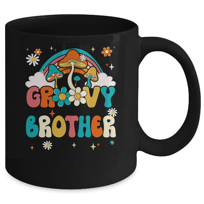 Groovy Brother Birthday Party Theme Decorations Rainbow Mug | teecentury