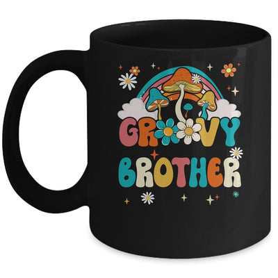 Groovy Brother Birthday Party Theme Decorations Rainbow Mug | teecentury