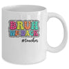 Groovy Cute Bruh We Back Teachers Kids Funny Back To School Mug | teecentury