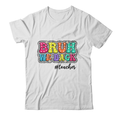 Groovy Cute Bruh We Back Teachers Kids Funny Back To School Shirt & Tank Top | teecentury