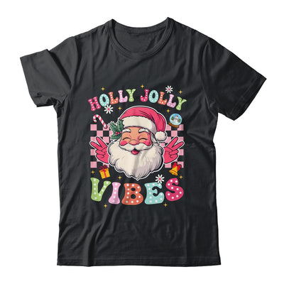 Groovy Cute Santa Claus Christmas Vibes Xmas Girls Womens Shirt & Sweatshirt | teecentury