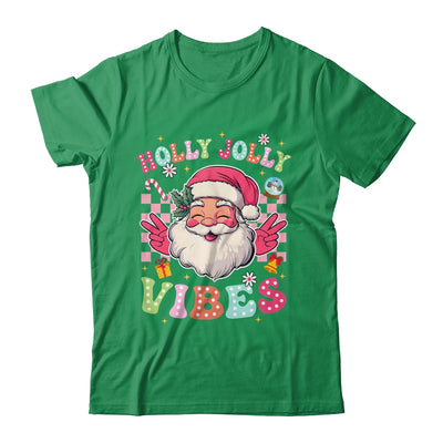 Groovy Cute Santa Claus Christmas Vibes Xmas Girls Womens Shirt & Sweatshirt | teecentury