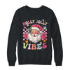 Groovy Cute Santa Claus Christmas Vibes Xmas Girls Womens Shirt & Sweatshirt | teecentury