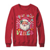 Groovy Cute Santa Claus Christmas Vibes Xmas Girls Womens Shirt & Sweatshirt | teecentury