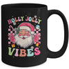 Groovy Cute Santa Claus Christmas Vibes Xmas Girls Womens Mug | teecentury