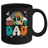 Groovy Dad Birthday Party Theme Decorations Rainbow Family Mug | teecentury