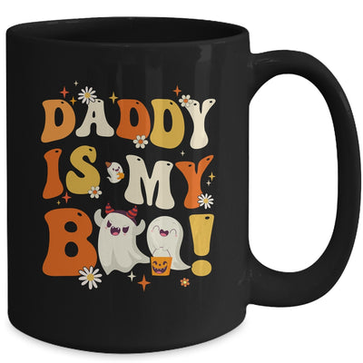 Groovy Daddy Is My Boo Halloween Boys Girls Kids Mug | teecentury