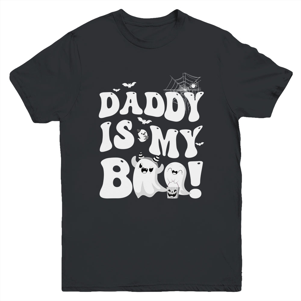 Groovy Daddy Is My Boo Halloween For Boys Girls Kids Youth Shirt | teecentury