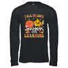 Groovy Fall In Love With Learning Pumpkin Autumn Teacher Shirt & Hoodie | teecentury