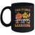 Groovy Fall In Love With Learning Pumpkin Autumn Teacher Mug | teecentury