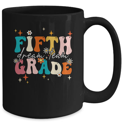 Groovy Fifth Grade Dream Team Back To School Teacher Kids Mug | teecentury