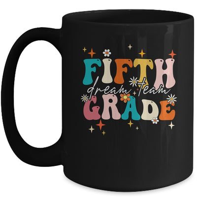 Groovy Fifth Grade Dream Team Back To School Teacher Kids Mug | teecentury