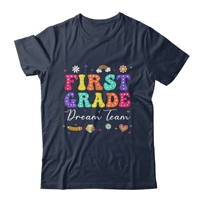 Groovy First Grade Dream Team Back To School Teacher Kids Shirt & Hoodie | teecentury