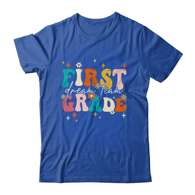 Groovy First Grade Dream Team Back To School Teacher Kids Shirt & Hoodie | teecentury
