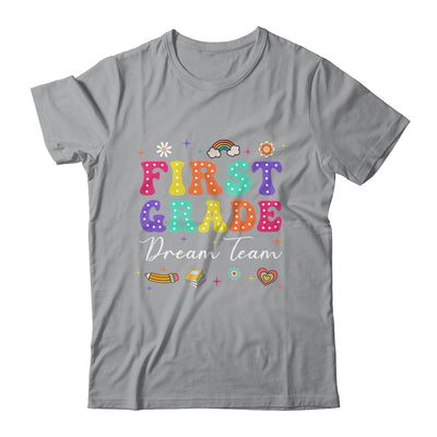Groovy First Grade Dream Team Back To School Teacher Kids Shirt & Hoodie | teecentury