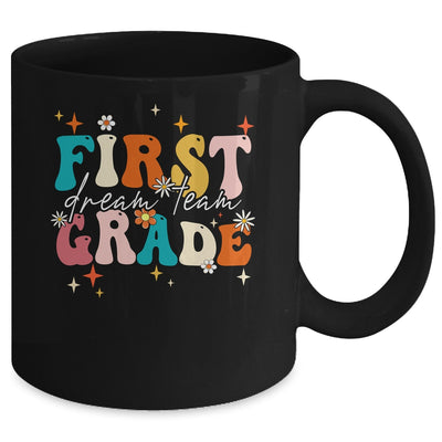 Groovy First Grade Dream Team Back To School Teacher Kids Mug | teecentury