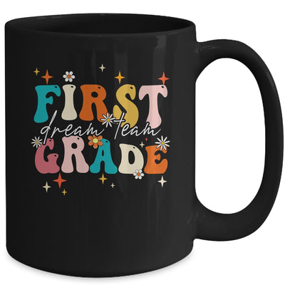 Groovy First Grade Dream Team Back To School Teacher Kids Mug | teecentury