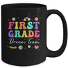 Groovy First Grade Dream Team Back To School Teacher Mug | teecentury