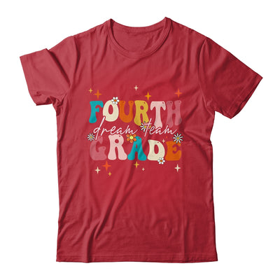 Groovy Fourth Grade Dream Team Back To School Teacher Kids Shirt & Hoodie | teecentury
