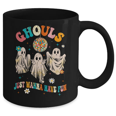 Groovy Ghouls Just Wanna Have Fun Halloween Spooky Season Mug | teecentury