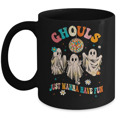 Groovy Ghouls Just Wanna Have Fun Halloween Spooky Season Mug | teecentury