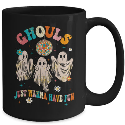 Groovy Ghouls Just Wanna Have Fun Halloween Spooky Season Mug | teecentury