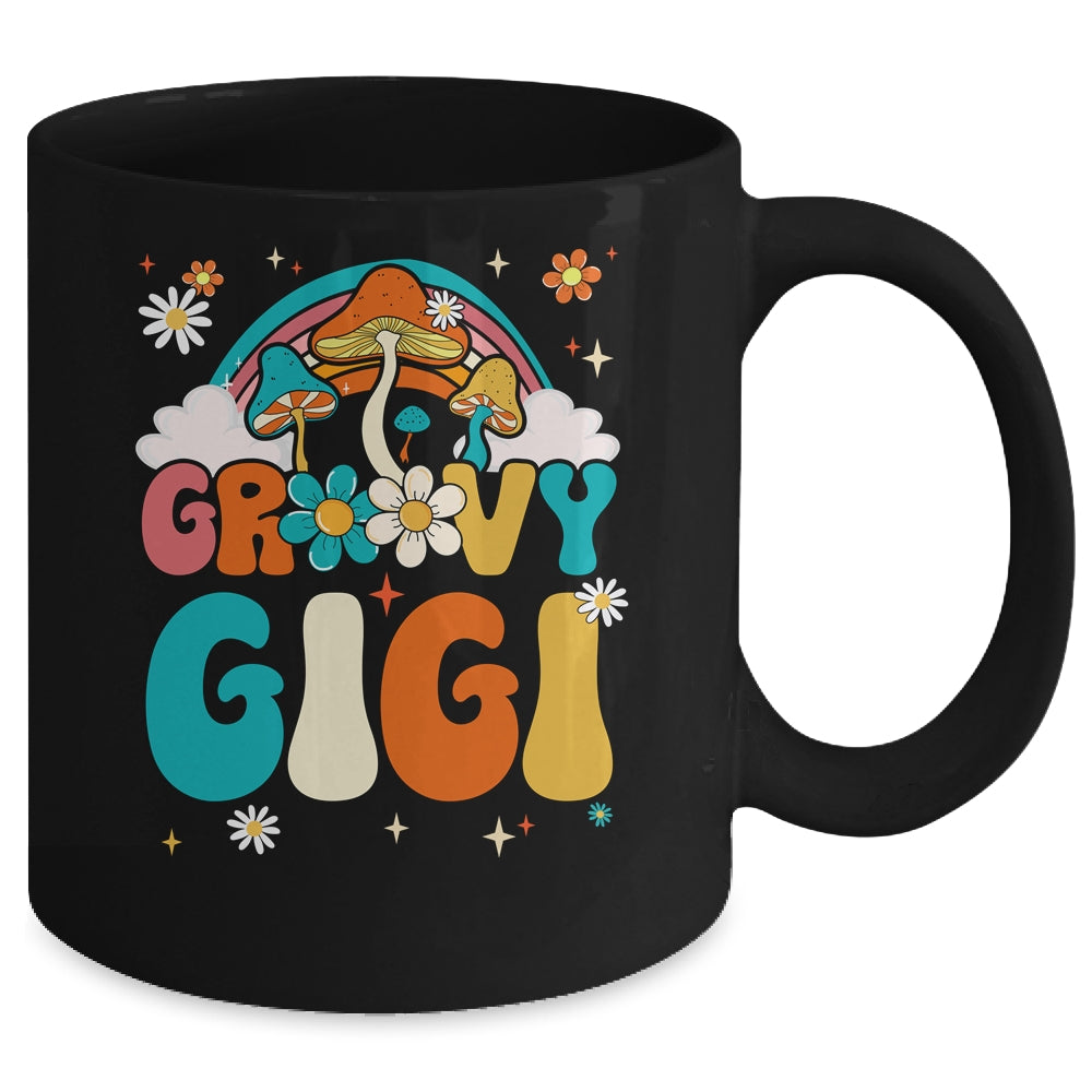 Groovy Gigi Birthday Party Theme Decorations Rainbow Family Mug | teecentury