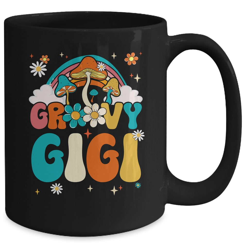 Groovy Gigi Birthday Party Theme Decorations Rainbow Family Mug | teecentury