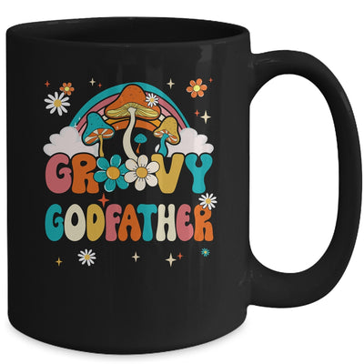Groovy Godfather Birthday Party Theme Decorations Rainbow Mug | teecentury