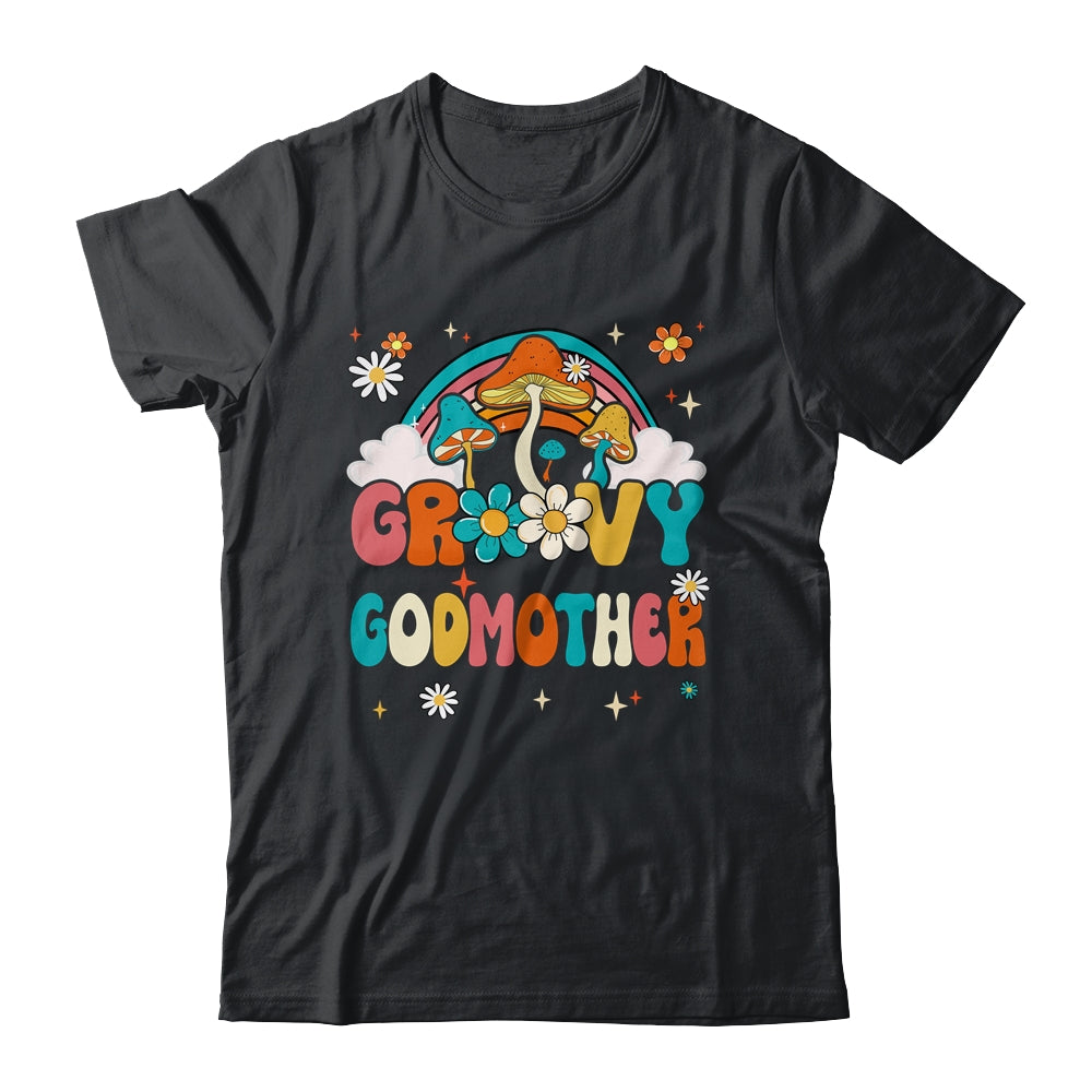 Groovy Godmother Birthday Party Theme Decorations Rainbow Shirt & Hoodie | teecentury