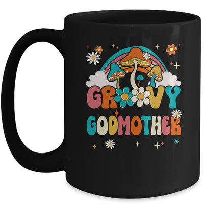 Groovy Godmother Birthday Party Theme Decorations Rainbow Mug | teecentury