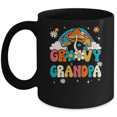 Groovy Grandpa Birthday Party Theme Decorations Rainbow Mug | teecentury