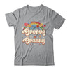 Groovy Granny Retro Hippie Peace Sign Floral Mothers Day Shirt & Tank Top | teecentury