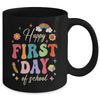 Groovy Happy First Day Of School Back To School Teacher Kids Mug | teecentury
