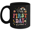 Groovy Happy First Day Of School Back To School Teacher Kids Mug | teecentury