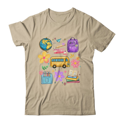 Groovy Happy First Day Of School Teacher Kids Back To School Shirt & Hoodie | teecentury