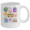 Groovy Happy First Day Of School Teacher Kids Back To School Mug | teecentury
