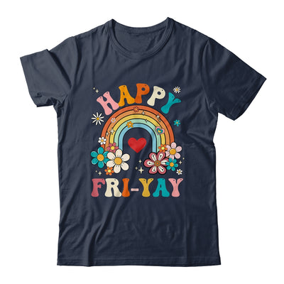Groovy Happy Fri-Yay Friday Lovers Fun Teacher Shirt & Hoodie | teecentury