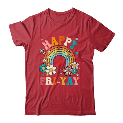 Groovy Happy Fri-Yay Friday Lovers Fun Teacher Shirt & Hoodie | teecentury