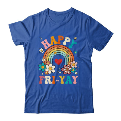 Groovy Happy Fri-Yay Friday Lovers Fun Teacher Shirt & Hoodie | teecentury