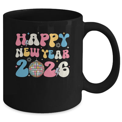 Groovy Happy New Year 2026 Party Cute New Years Eve NYE 2026 Mug | teecentury