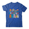 Groovy Home Health Nurse Flowers Home Health Nursing Shirt & Tank Top | teecentury