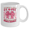 Groovy It's My Birthday Girls Women Teens Coquette Bow Bday Mug | teecentury